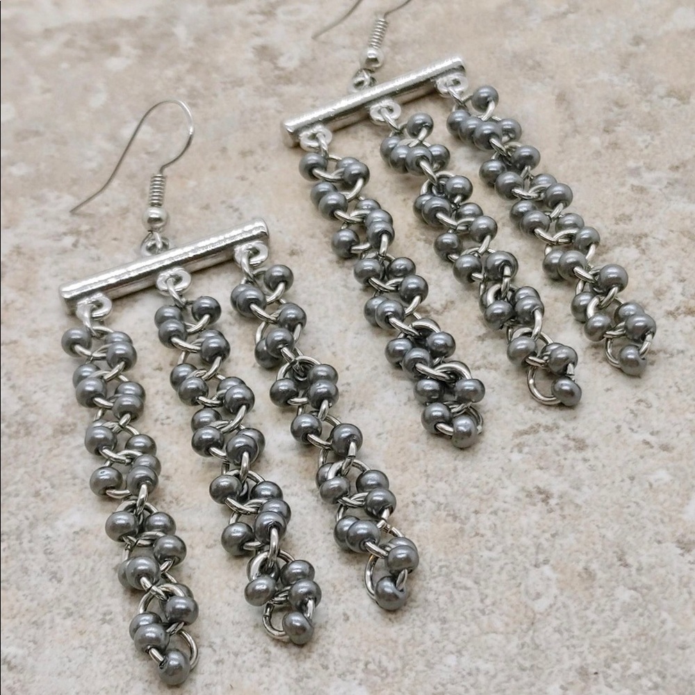 Earrings Handmade Beads Repurposed Jewelry Unique